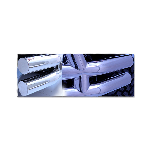 Double Tube Bumper, Front, 3 Inch, Stainless Steel; 76-06 CJ/YJ/TJ - 2