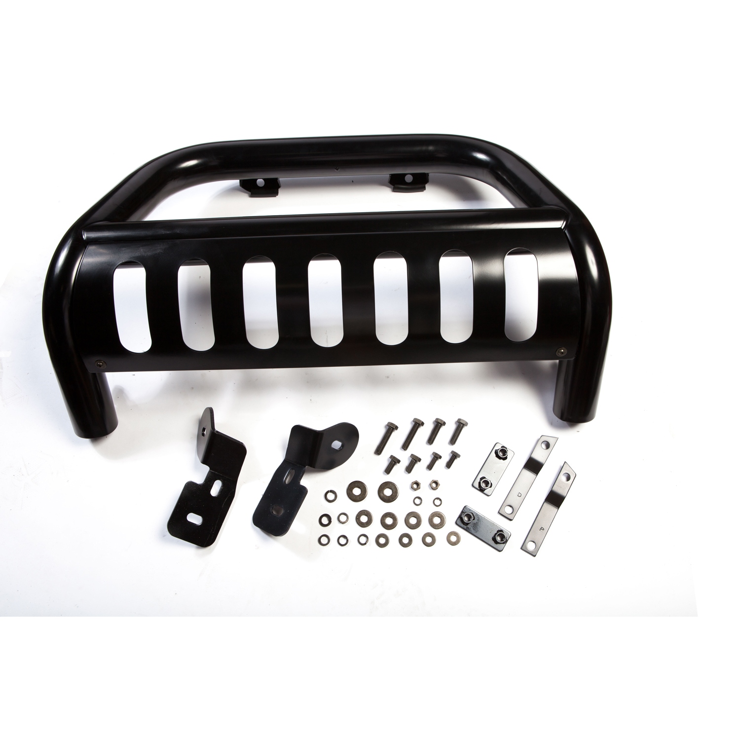 Bull Bar, 3 Inch, Black; 10-18 Jeep Wrangler JK - 1