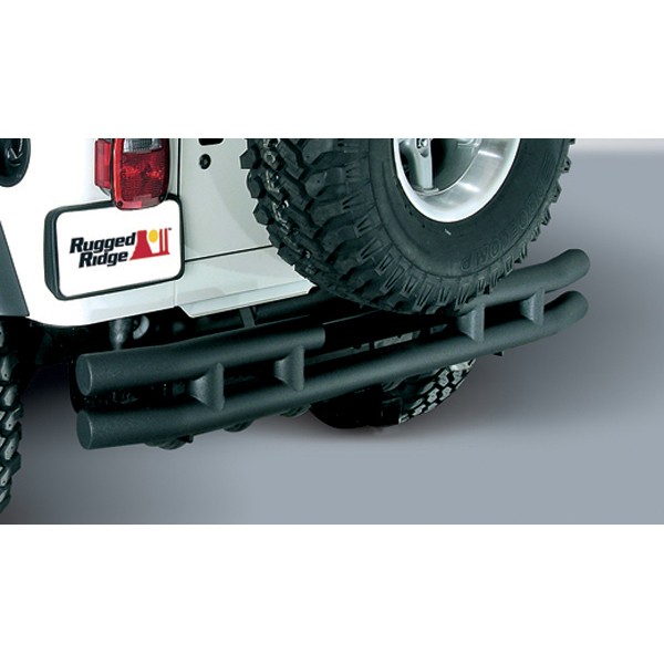 Double Tube Bumper, Rear, 3 Inch; 55-86 Jeep CJ - 1