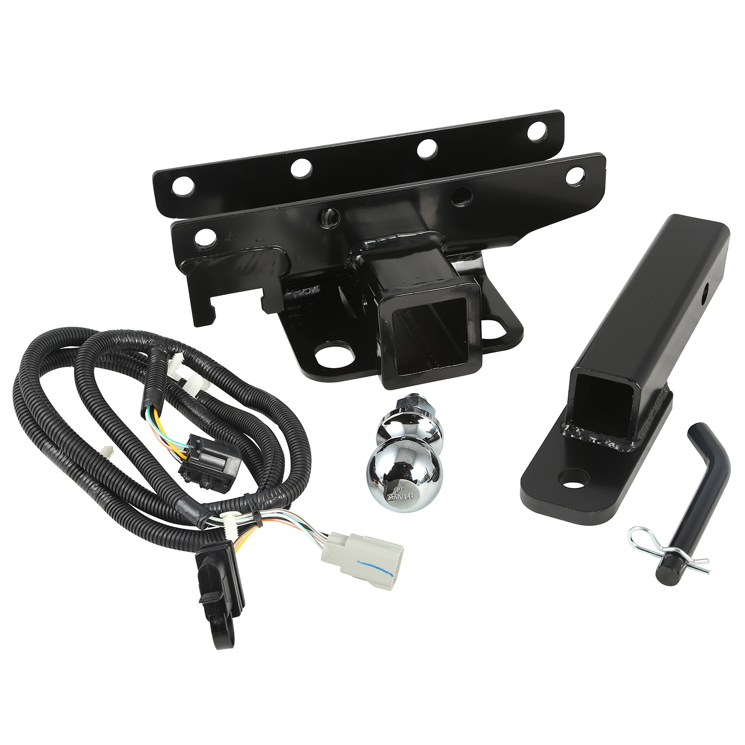 Trailer Hitch Kit, 2 inch Ball; 07-18 Jeep Wrangler JK
