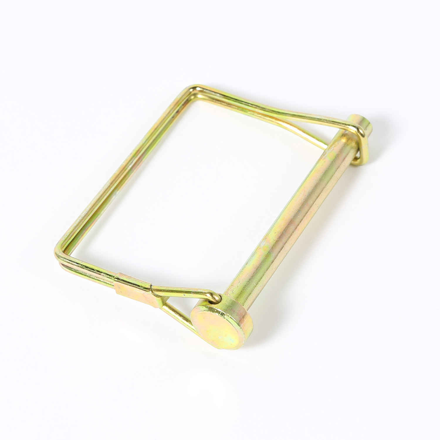Trailer Hitch Pin, 2.5"L x 5/16"W, Square Hardwire Lock