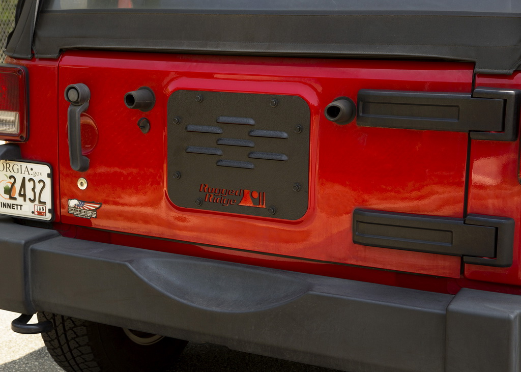 Maskownica uchwytu koła; 07-18 Jeep Wrangler JK - 3