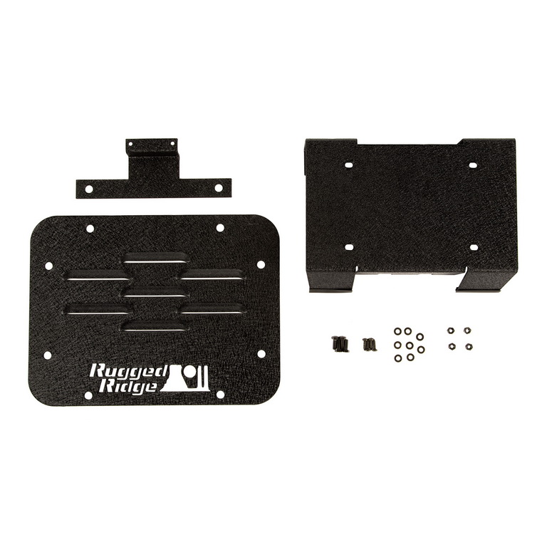 Tire Carrier Delete Plate Kit: 07-18 Jeep Wrangler JK - 1
