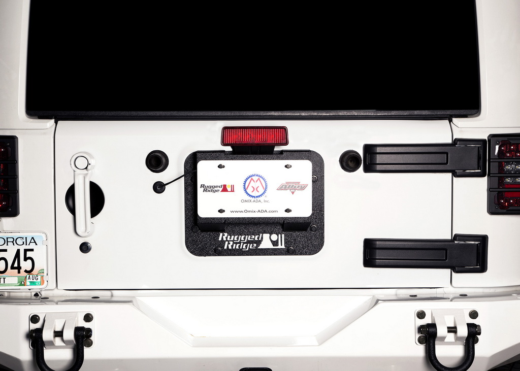 Tire Carrier Delete Plate Kit: 07-18 Jeep Wrangler JK - 3