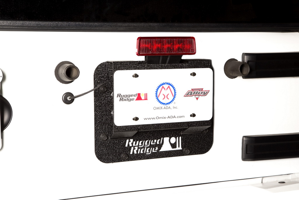 Tire Carrier Delete Plate Kit: 07-18 Jeep Wrangler JK - 4