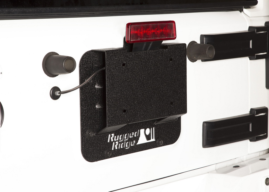 Tire Carrier Delete Plate Kit: 07-18 Jeep Wrangler JK - 5