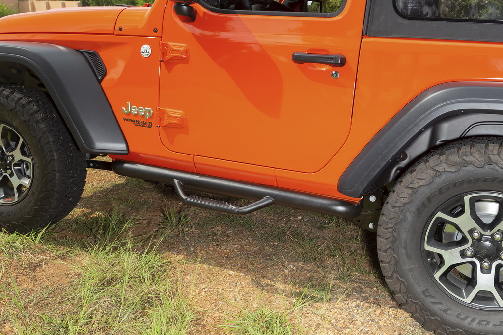 Progi Spartan Nerf Bars, ze stopniami; Jeep Wrangler JL, 2 drzwiowy - 4
