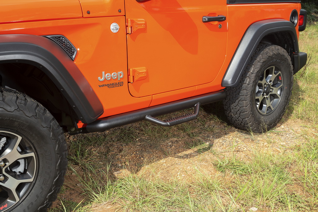 Progi Spartan Nerf Bars, ze stopniami; Jeep Wrangler JL, 2 drzwiowy - 5