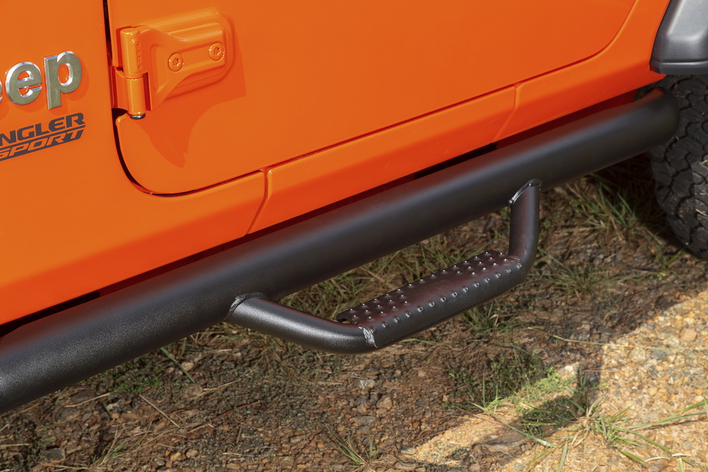 Progi Spartan Nerf Bars, ze stopniami; Jeep Wrangler JL, 2 drzwiowy - 6