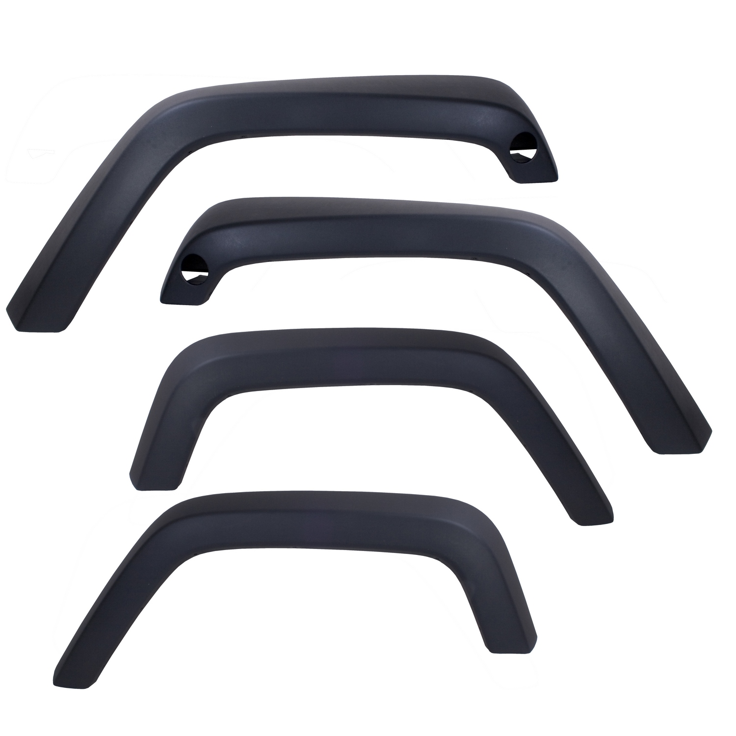 Fender Flare Kit, 4 Piece; 07-18 Jeep Wrangler JK - 1
