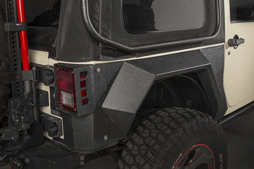 Tylne błotniki XHD Armor, para, 2 Dr; 07-17 Jeep JK - 2