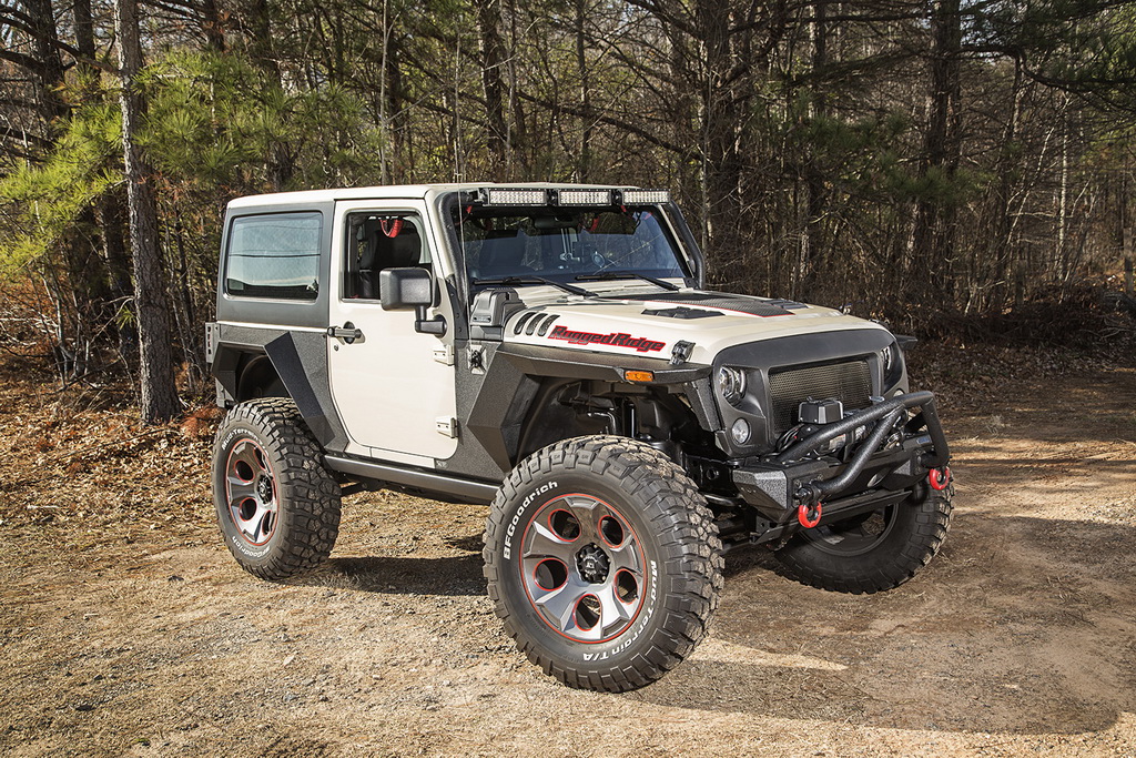 Tylne błotniki XHD Armor, para, 2 Dr; 07-17 Jeep JK - 3