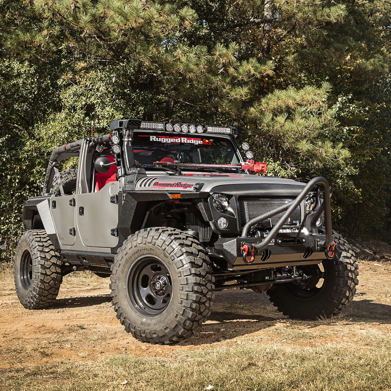 XHD Armor Package, Bumper/Stinger; 07-18 Jeep Wrangler JKU, 4 Door - 2