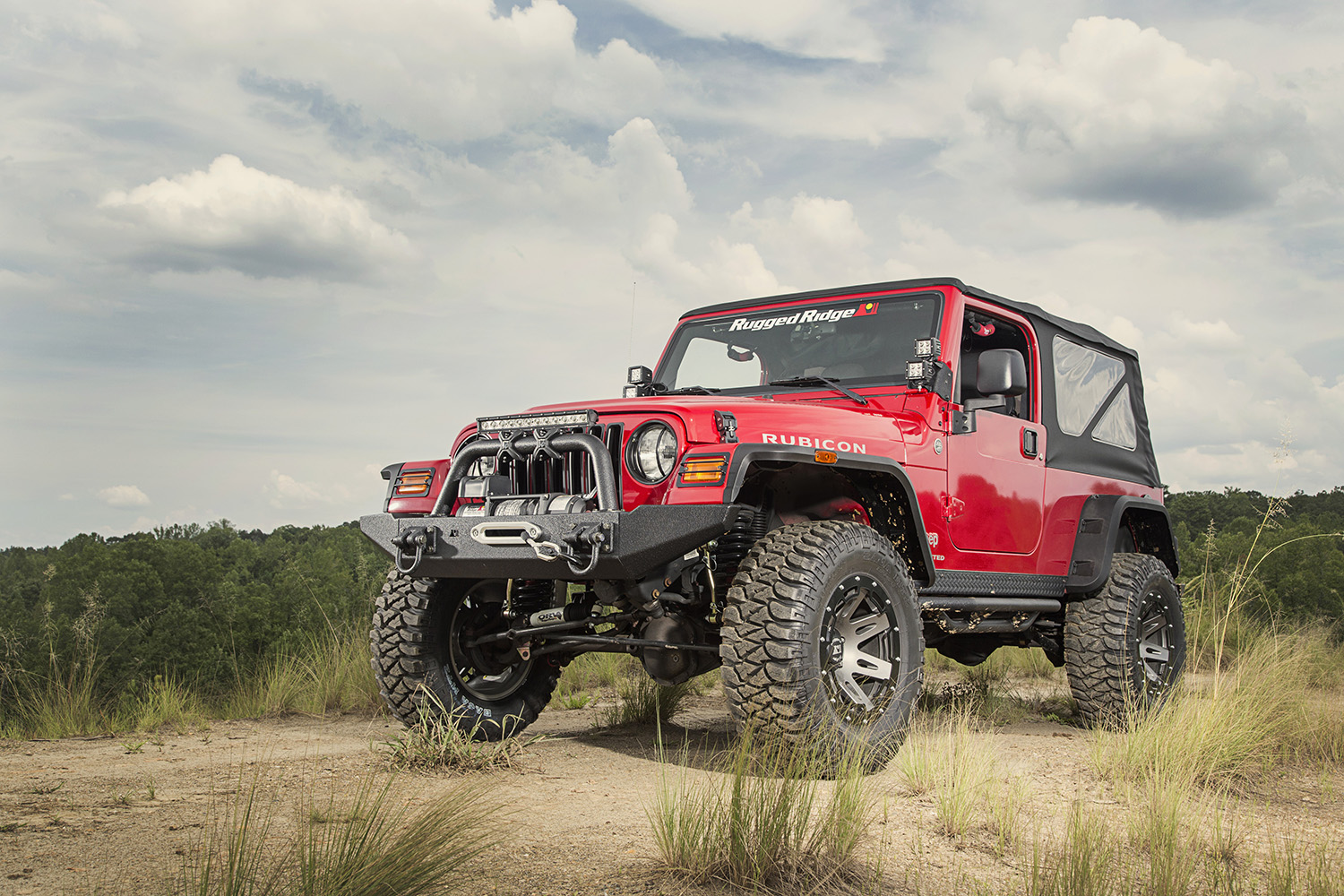 Zestaw nakładek błotników Hurricane, tekstura; 97-06 Jeep Wrangler TJ - 6