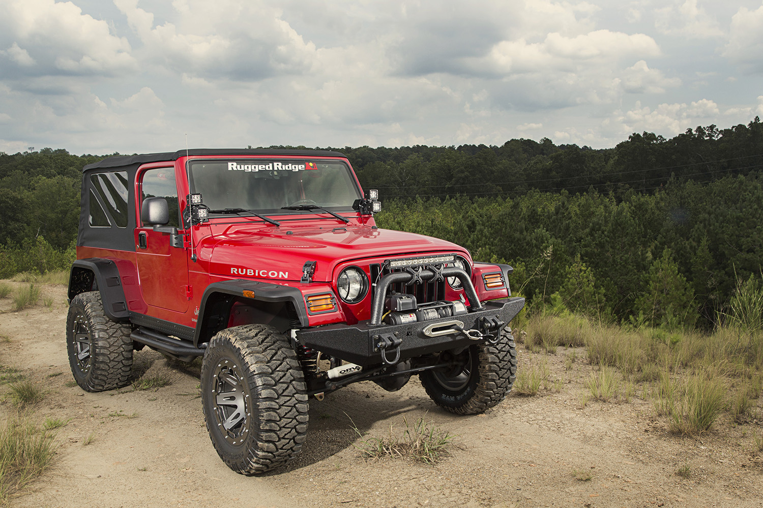 Zestaw nakładek błotników Hurricane, tekstura; 97-06 Jeep Wrangler TJ - 7