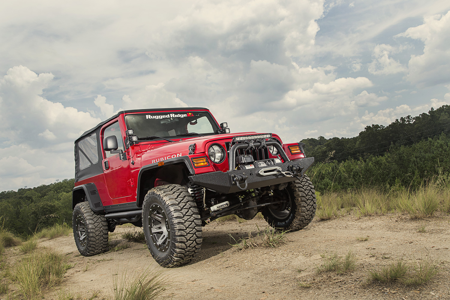 Zestaw nakładek błotników Hurricane, tekstura; 97-06 Jeep Wrangler TJ - 8