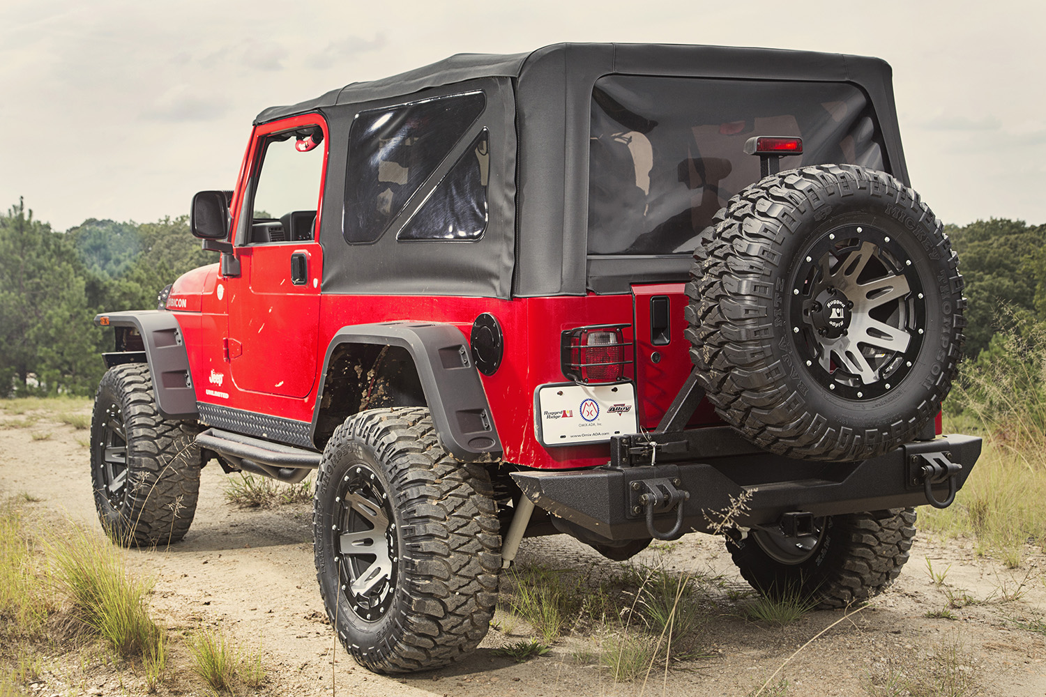 Zestaw nakładek błotników Hurricane, tekstura; 97-06 Jeep Wrangler TJ - 9