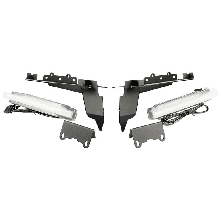 Chop brackets with daylight running lights for Wrangler JL/Gladiator JT