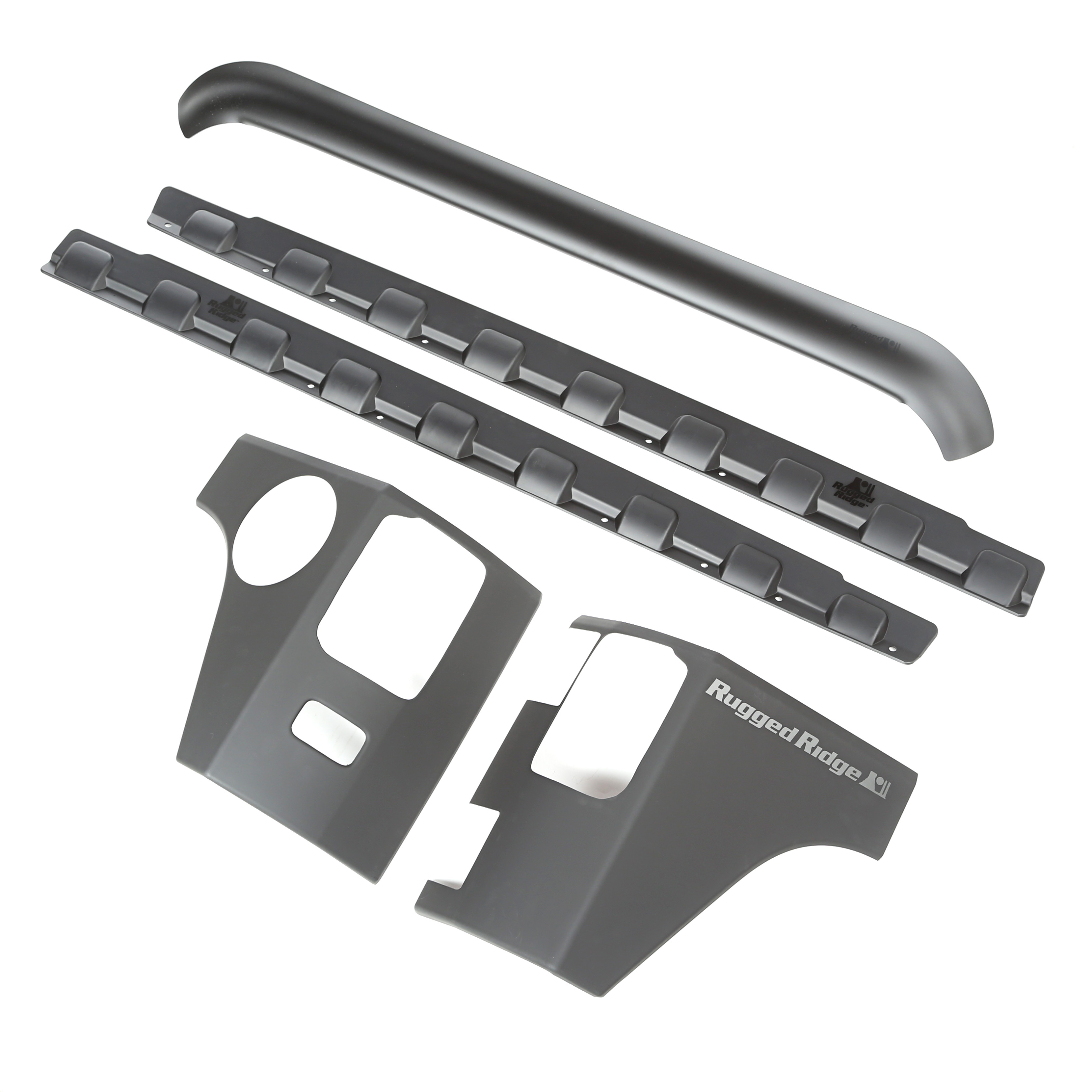 Body Armor Kit, 5-Piece, Smooth; 07-18 Jeep Wrangler JK, 2 Door - 1