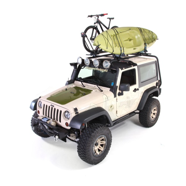 Sherpa Roof Rack; 07-18 Jeep Wrangler JK, 2 Door - 2