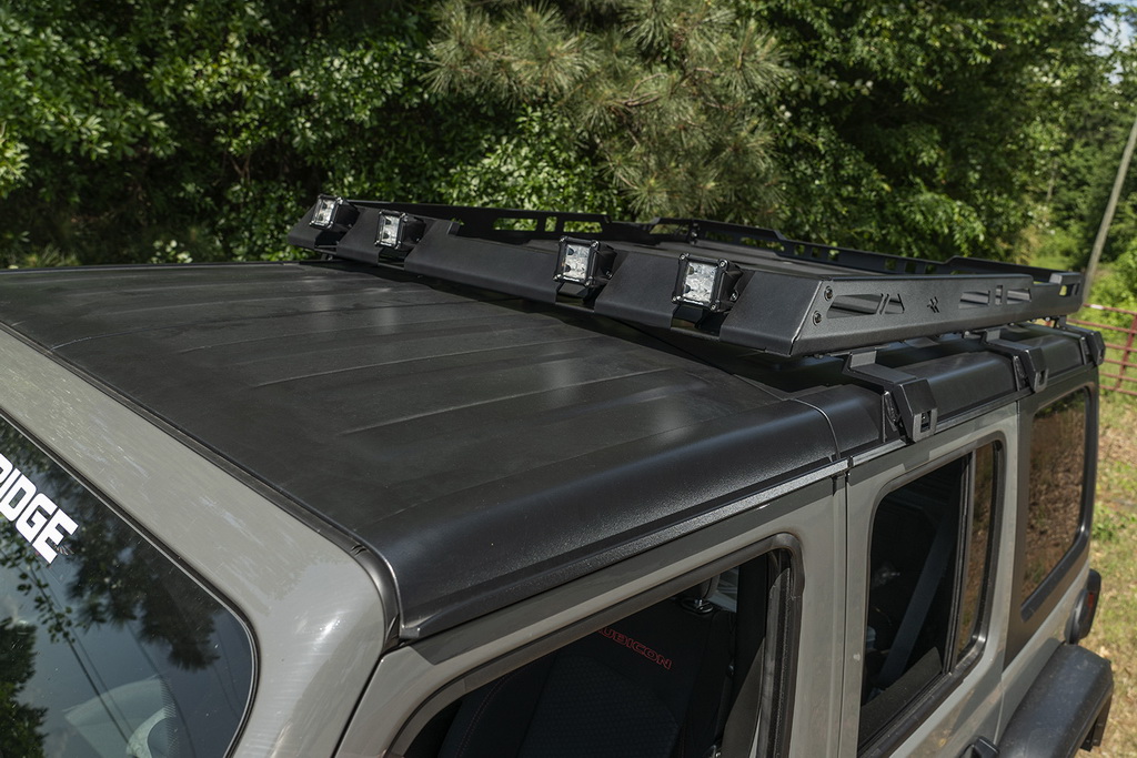 Bagażnik dachowy z koszem; 18-19 Jeep Wrangler JL 4-drzwiowy z hardtopem - 1