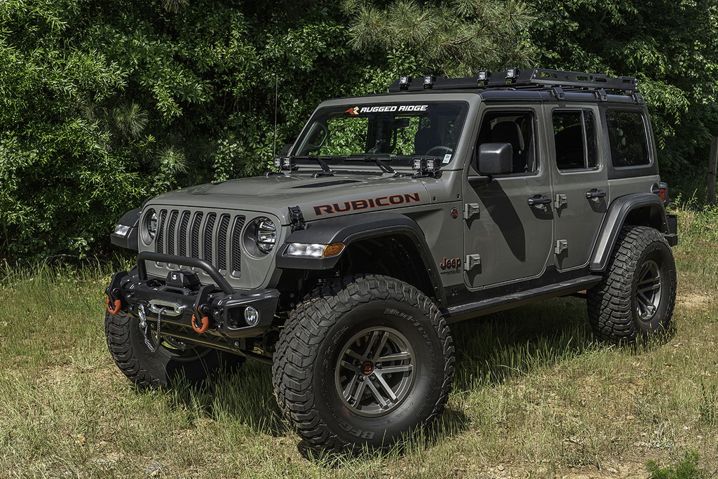 Bagażnik dachowy z koszem; 18-19 Jeep Wrangler JL 4-drzwiowy z hardtopem - 2