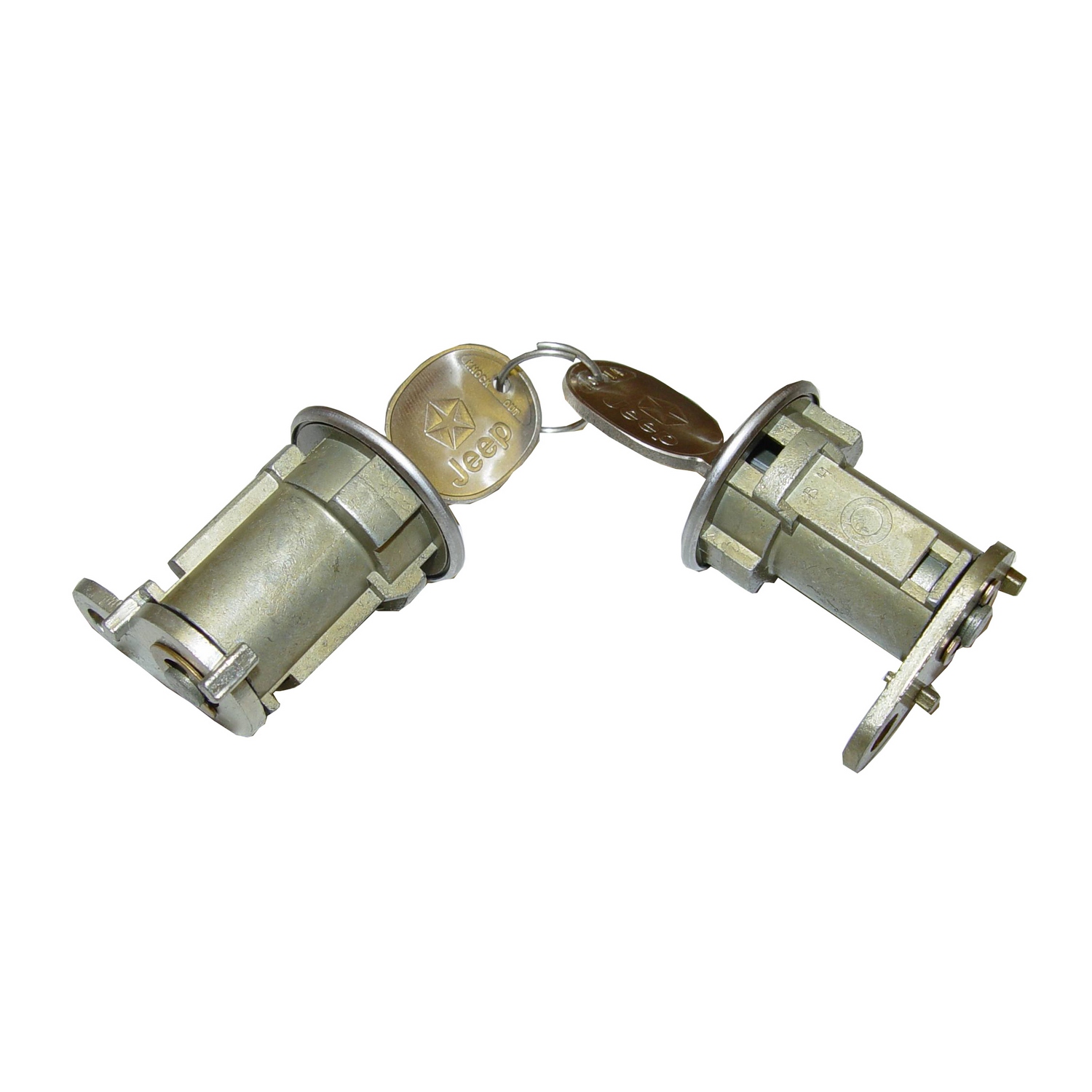 Door Lock Cylinder Kit; 76-90 Jeep CJ7/CJ8/Wrangler/Cherokee/Comanche