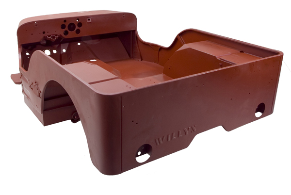 Body Tub, Reproduction, Steel; 41-42 Willys MB - 5