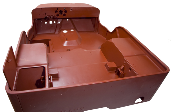 Body Tub, Reproduction, Steel; 41-42 Willys MB - 6