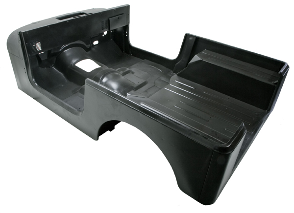 Body Tub, Reproduction, Steel; 76-86 Jeep CJ7 - 2