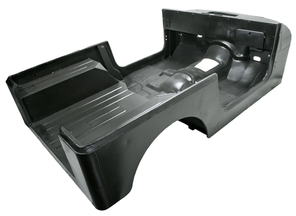 Body Tub, Reproduction, Steel; 76-86 Jeep CJ7 - 3