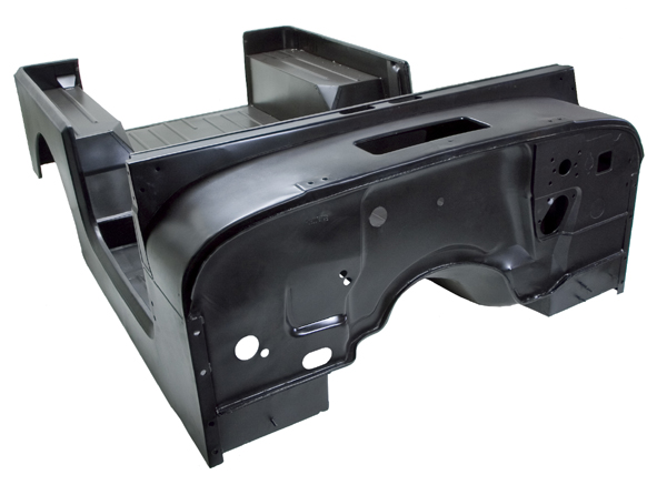 Body Tub, Reproduction, Steel; 76-86 Jeep CJ7 - 4