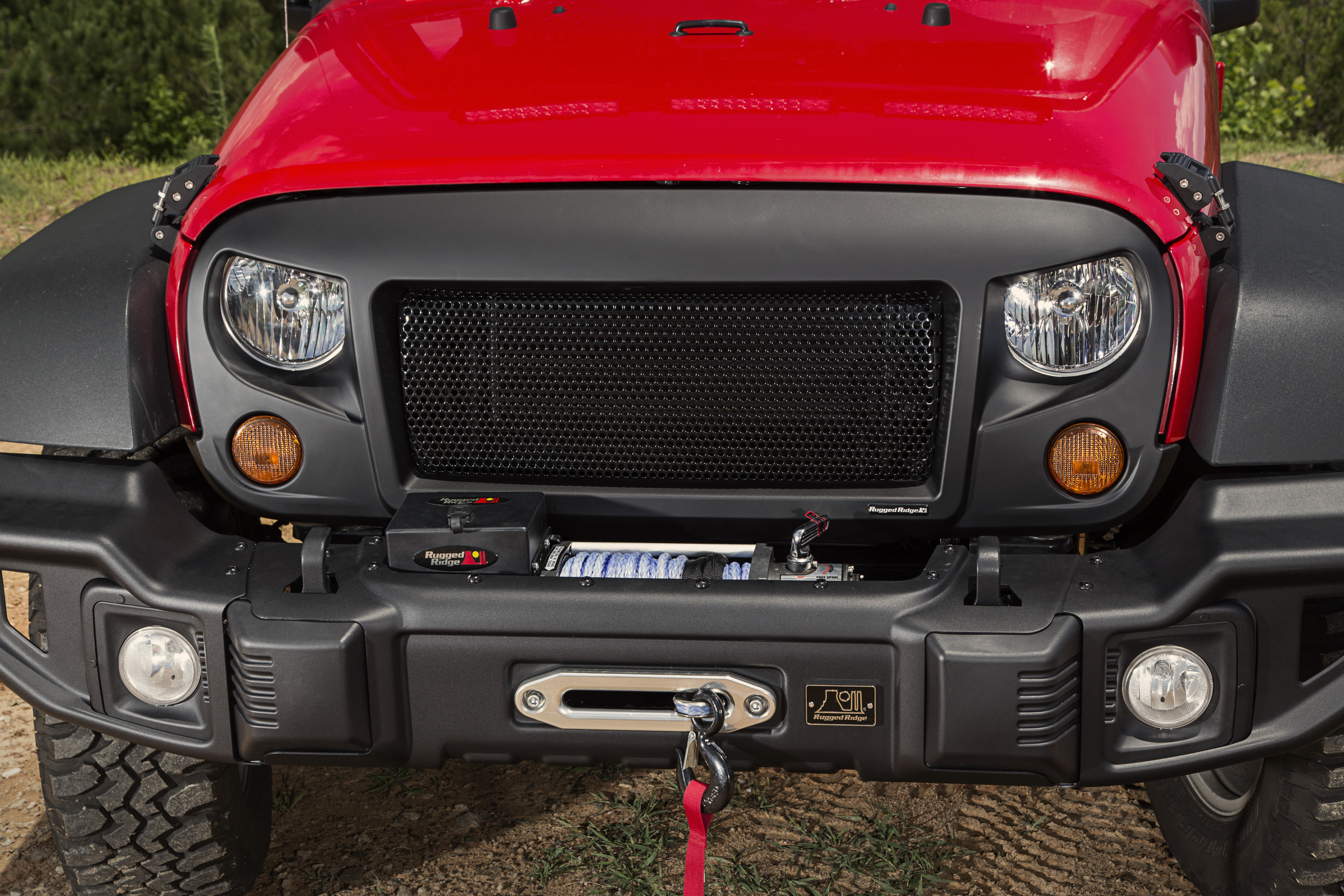 Grill Spartan; 07-15 Jeep Wrangler JK - 12