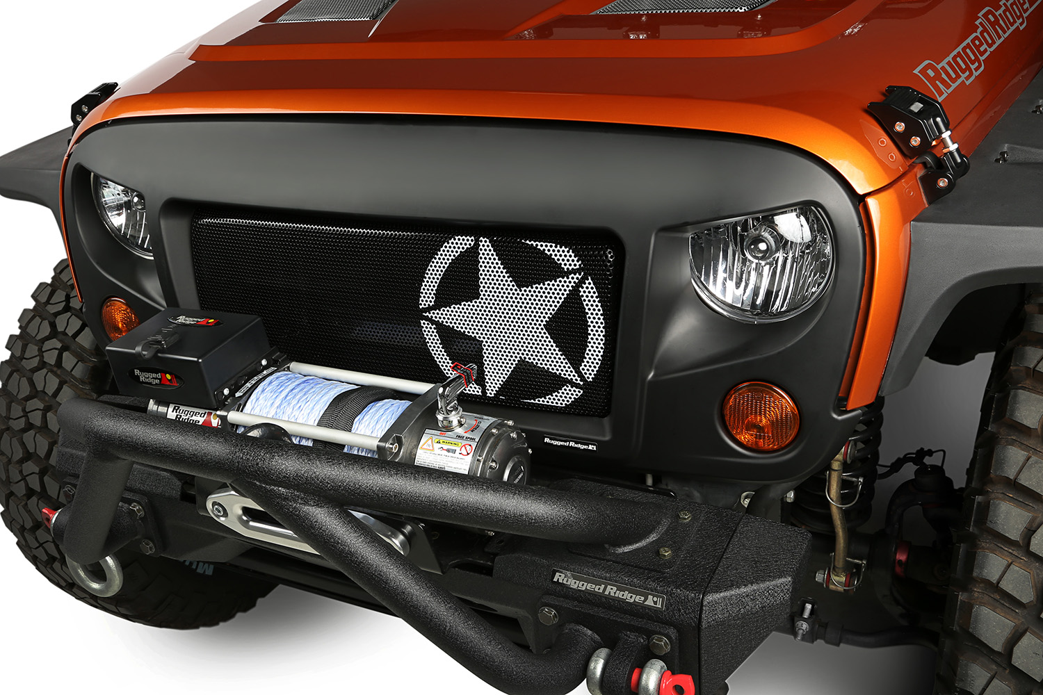 Spartan Grille Kit, Star; 07-18 Jeep Wrangler JK - 1