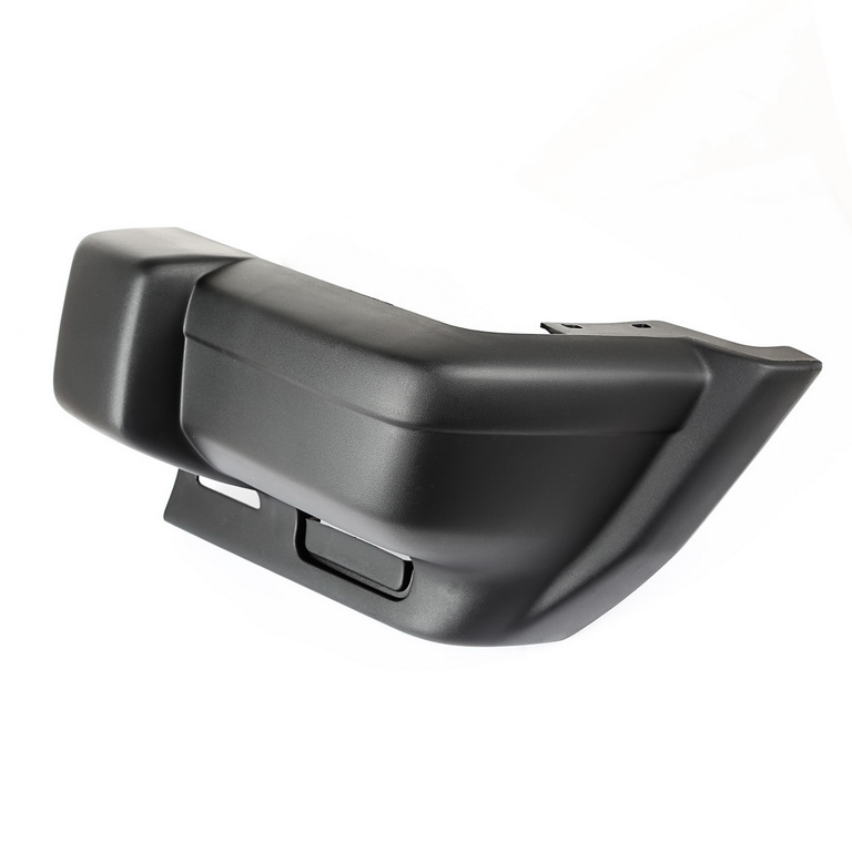 Bumper End, Front, Left, Black; 97-01 Jeep Cherokee XJ - 1
