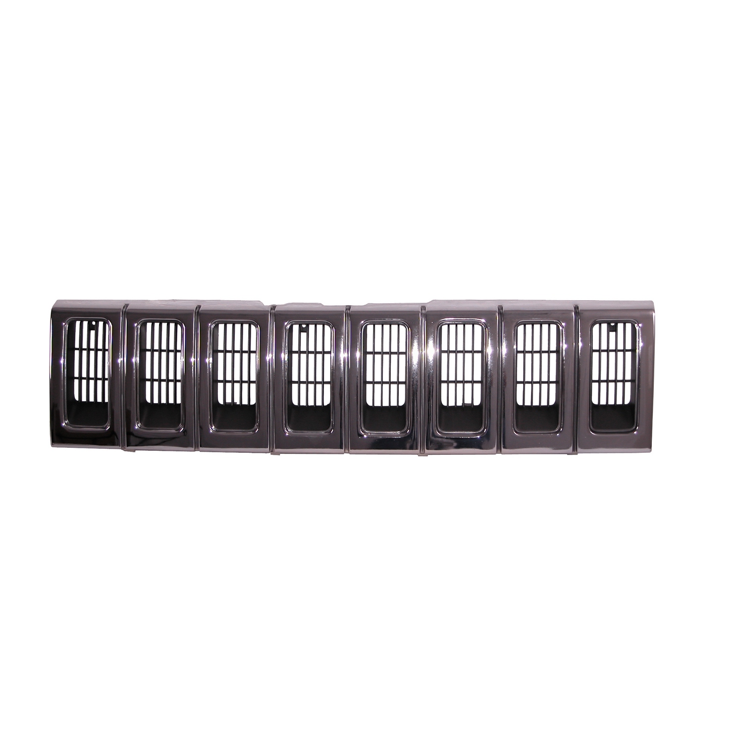 Grille Insert, Gray/Chrome; 93-98 Jeep Grand Cherokee ZJ