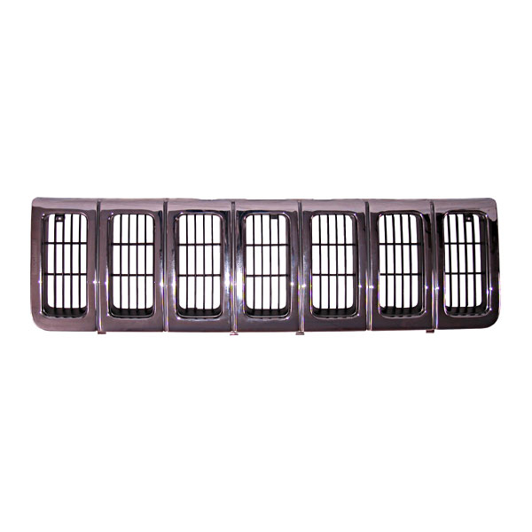 Grille Insert, Chrome; 96-98 Jeep Grand Cherokee ZJ