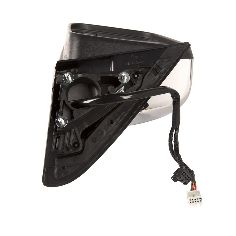 Door Mirror, Left, Power, Heat, Signal, BSM, Chrome; 11-14 Jeep WK2 - 3