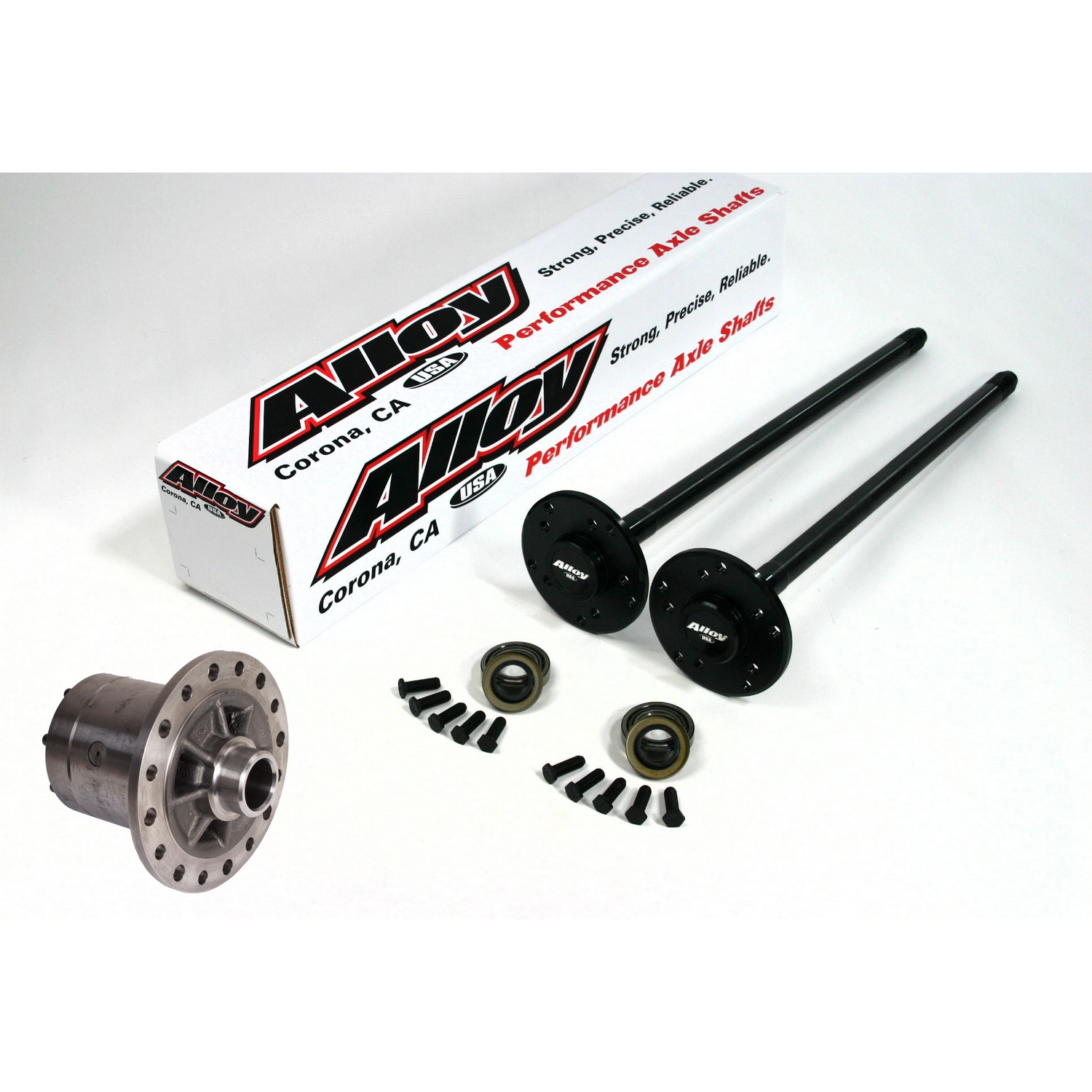 Axle Shaft Kit and Detroit Locker; 84-89 Jeep Models, Grande 35 Rear
