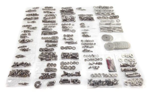 Body Fastener Kit, Hard Top; 87-95 Jeep Wrangler YJ - 1
