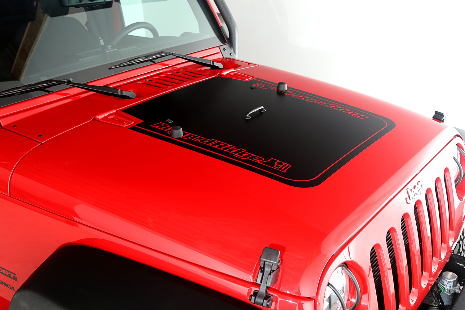 Hood Decal, Rugged Ridge; 07-18 Jeep Wrangler JK