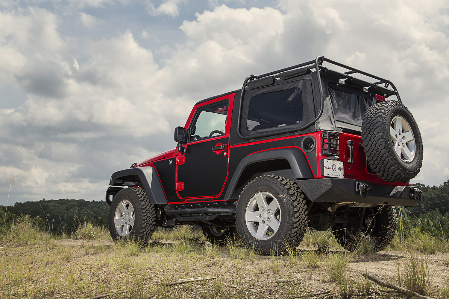 Magnetic Protection Panel Kit; 07-18 Jeep Wrangler JK, 2 Door - 2