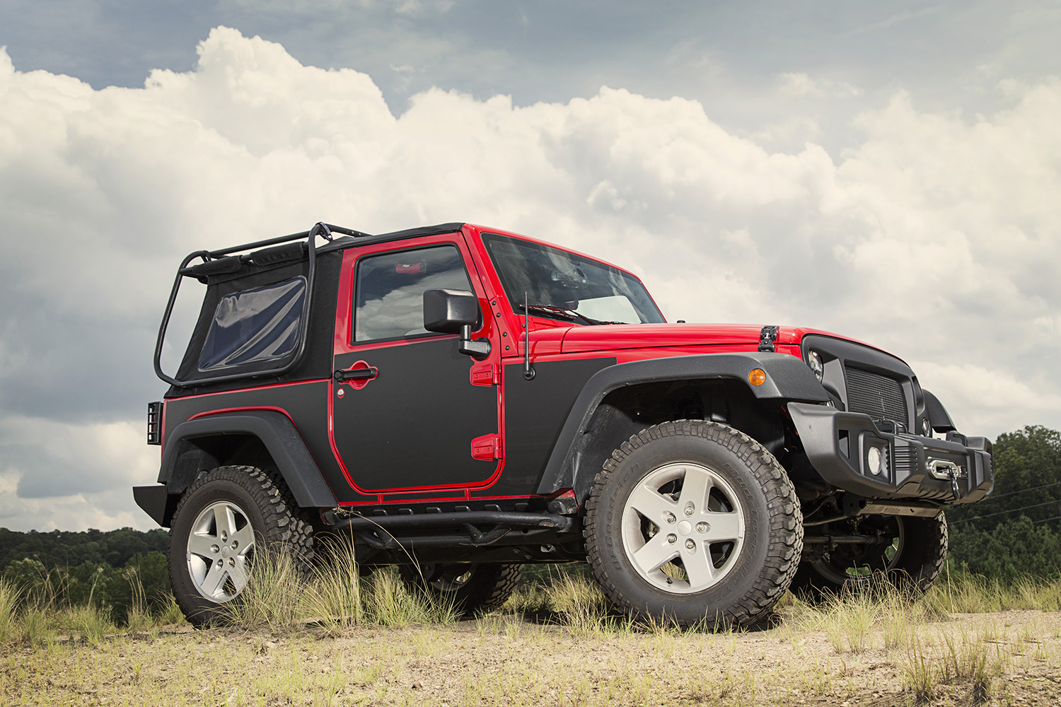 Magnetic Protection Panel Kit; 07-18 Jeep Wrangler JK, 2 Door - 4