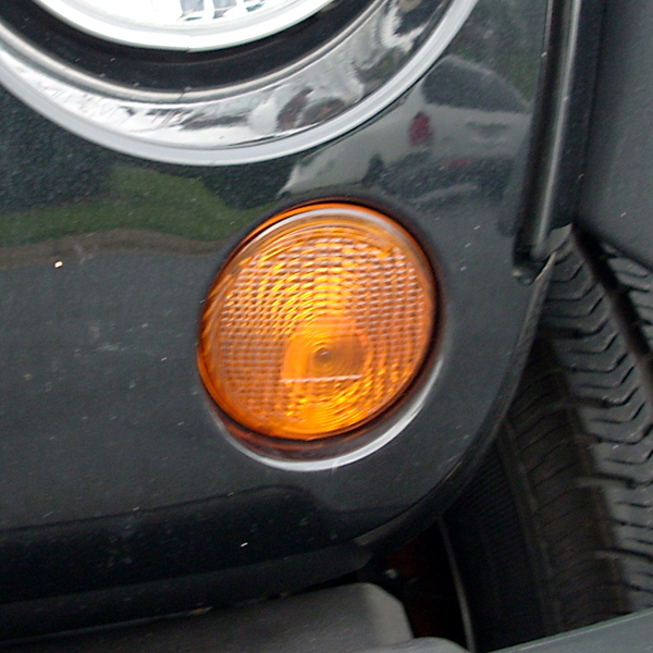Parking Light Assembly, Left Amber; 07-13 Jeep Wrangler JK