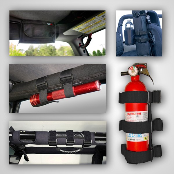 Roll Bar Accessory Kit, Interior; 76-06 Jeep CJ/Wrangler YJ/TJ