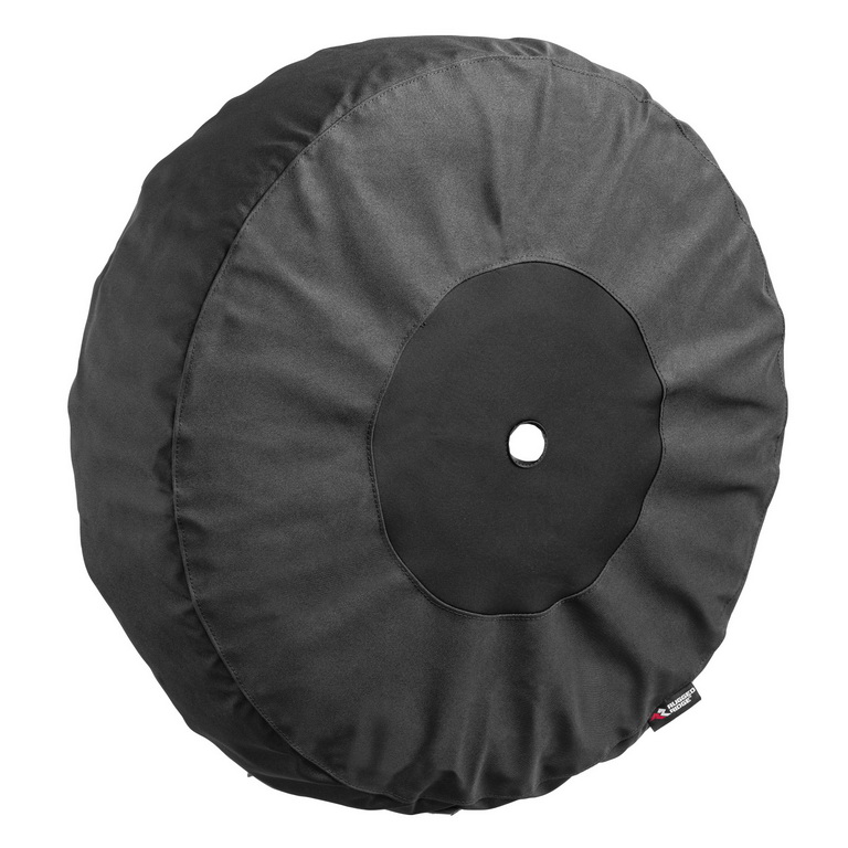 30-32 Inch Tire Cover w/Rear Facing Camera Slot, Black, Universal Fit