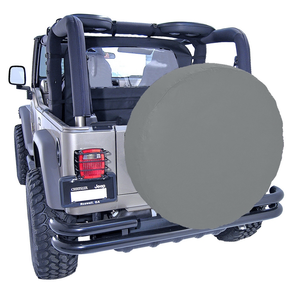 Spare Tire Cover, 33 Inch, Gray - 1