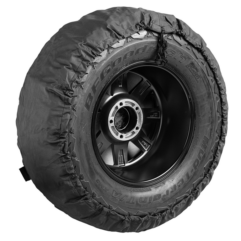 33-35 Inch Tire Cover, Black Diamond, Universal Fit - 2