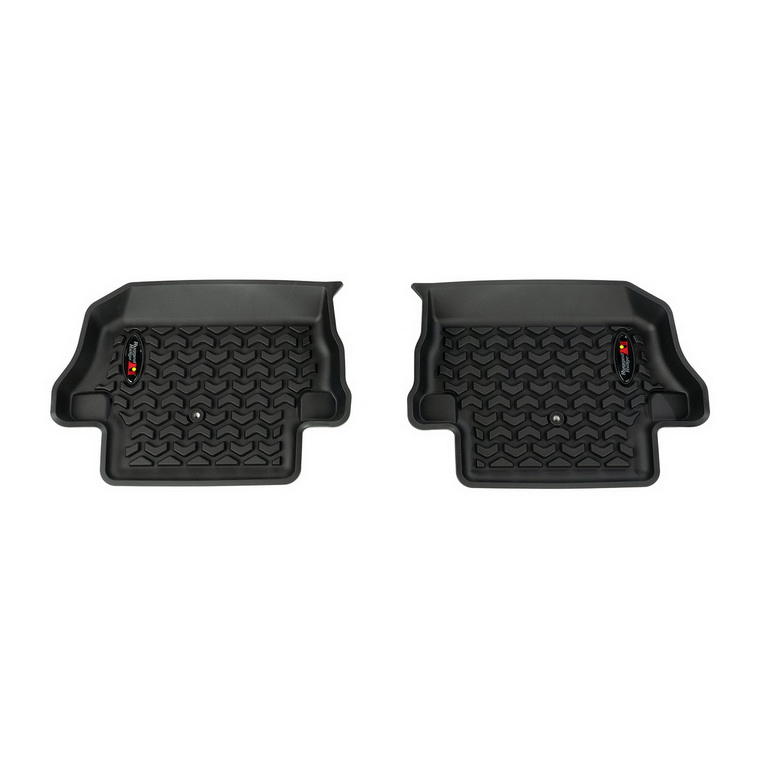Floor Liner, Rear; Black, 2018-2020 Jeep Wrangler JL 2 Dr - 1