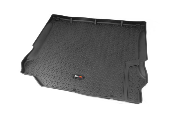 Floor Liner, Cargo; Black, 2007-2018 Jeep Wrangler Unlimited JK 4 Dr - 3